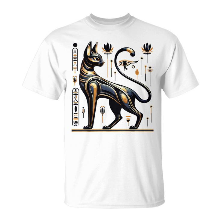 Egyptian Cat Eye Of Ra Vintage Symbol Ancient Egypt T-Shirt