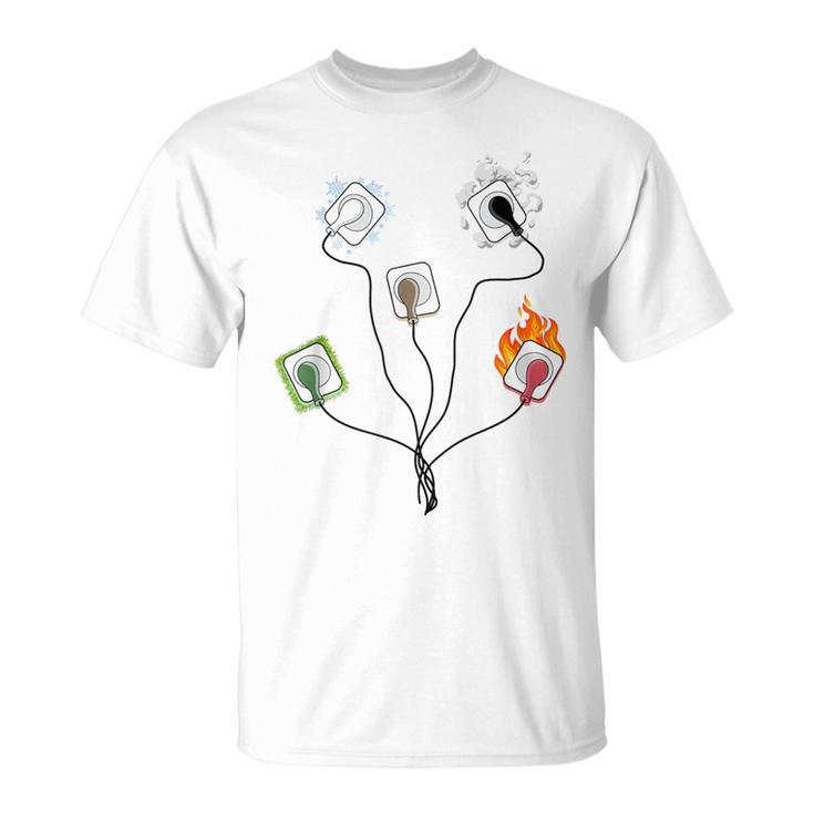 Ekg Leads Cheat Sheet Nursing Ecg Icu Emergency T-Shirt