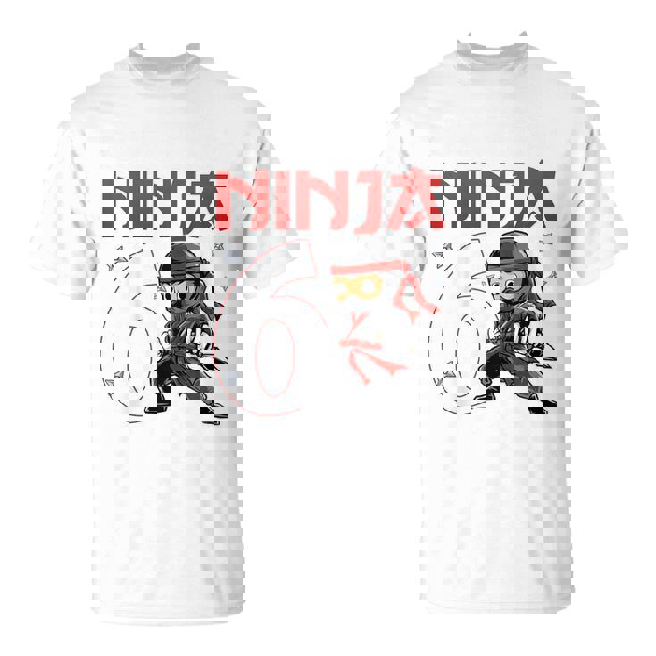 Enfant Birthday Ninja Cadeau D'anniversaire 6 Ans Pour Garçon T-Shirt