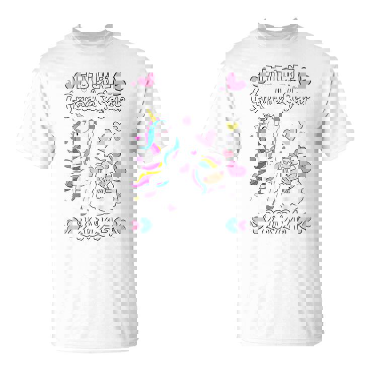 Enfant Future Grande Soeur 2024 Je Vais Être Grande Soeur 2024 T-Shirt