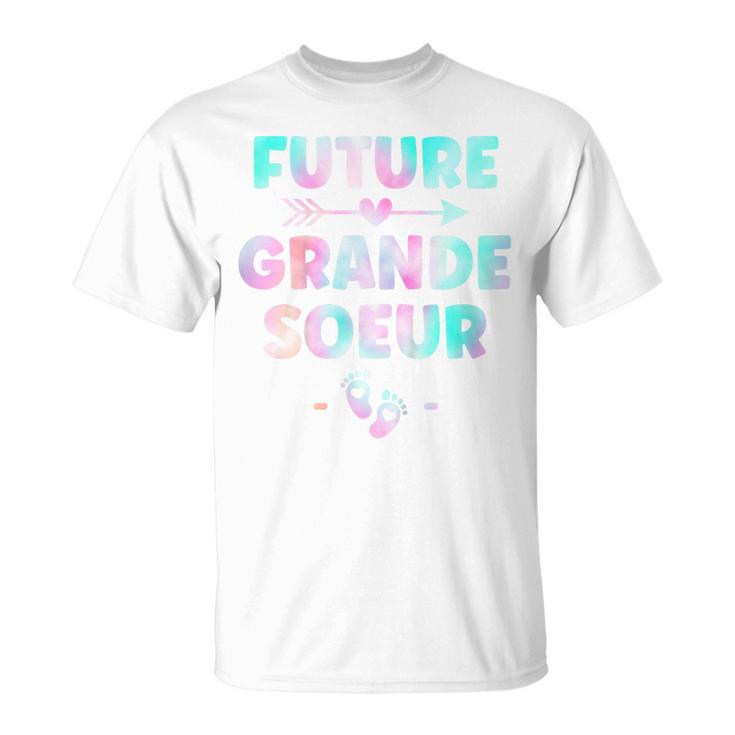 Enfant Future Grande Soeur 2024 Jeais Etre Grande Soeur Surprise T-Shirt