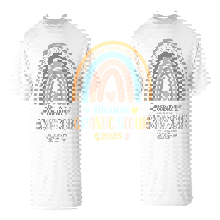 Enfant Enfant Future Grande Soeur 2025 Bientot Grande Soeur T-Shirt