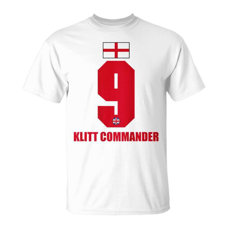 England Sauf Klitt Commander Son Name S T-Shirt