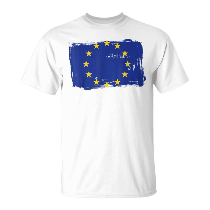 Eu Vintage Flag Europe European Union T-Shirt