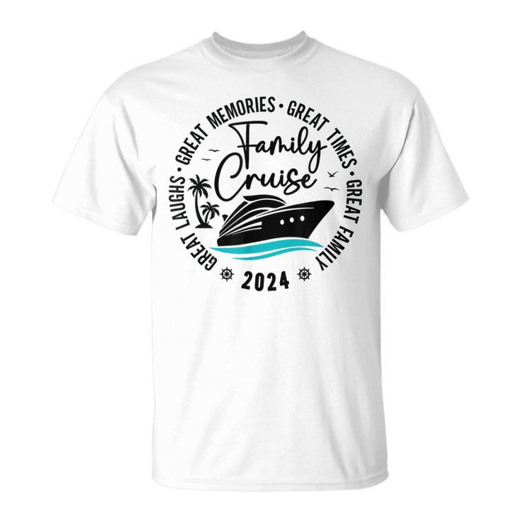 Family Cruise Mode Squad 2024 Family Great Memories T-Shirt