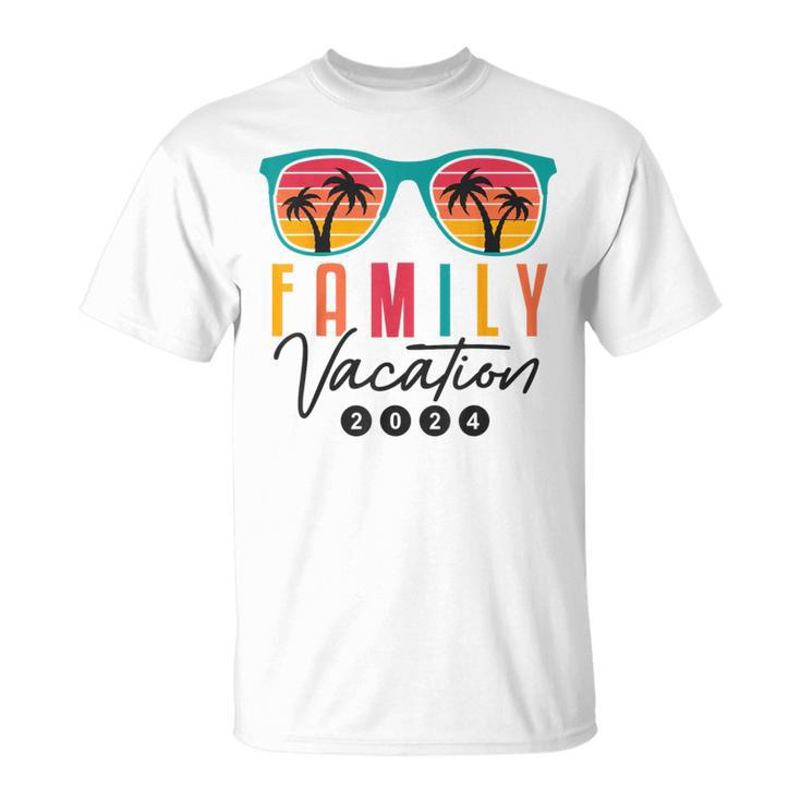 Family Vacation 2024 Beach Summer Reunion Matching T-Shirt