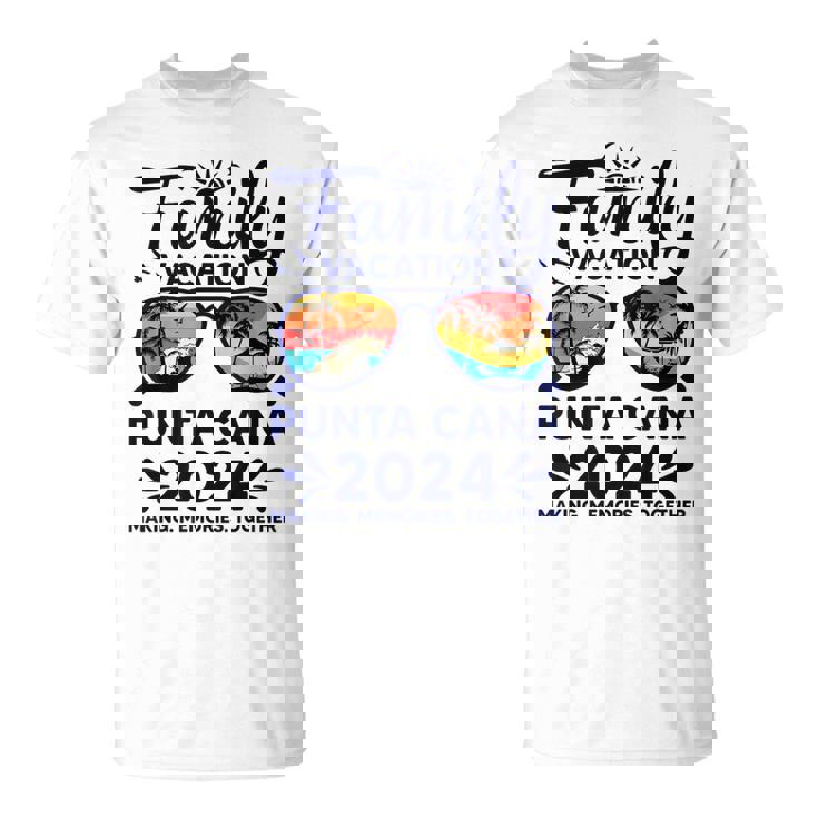 Family Vacation Punta Cana 2024 Matching Family Group Summer T-Shirt