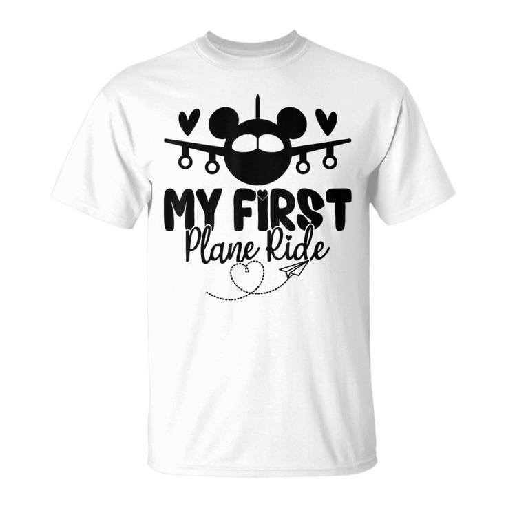 My First Plane Ride My 1St Flight Airplane Lovers T-Shirt