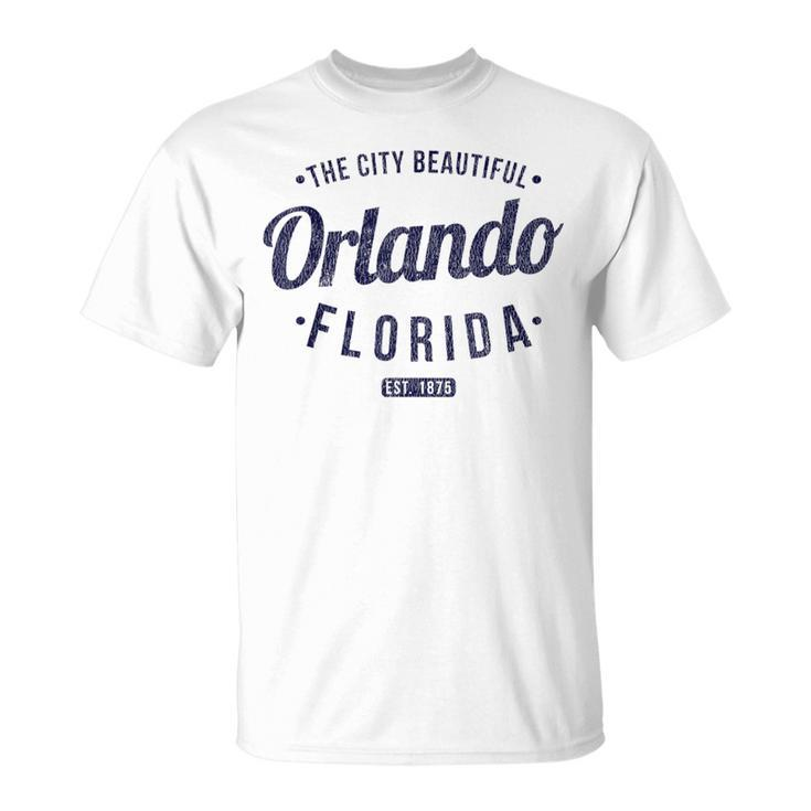 Florida Vintage Minimalist Retro Souvenir Fl Orlando T-Shirt
