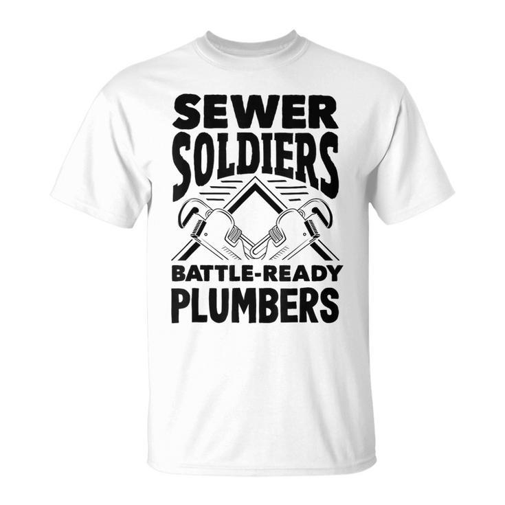 Flow Masters Plumbing Pride Professional Plumber T-Shirt