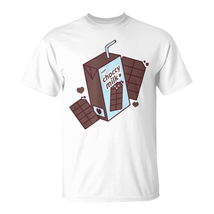 Fresh Choccy Milk Kawaii Meme Aesthetic Juice Box T-Shirt