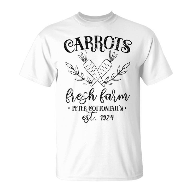 Fresh Farm Carrots Vintage Springtime Easter T-Shirt