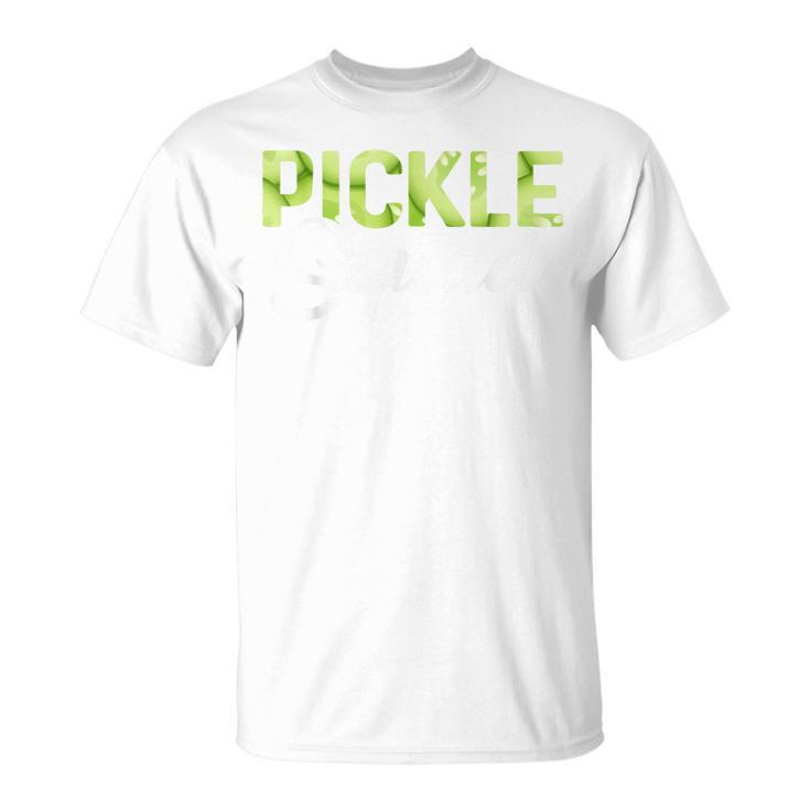Pickle Cucumber Vegan Squad Green Grocer Green Farm T-Shirt
