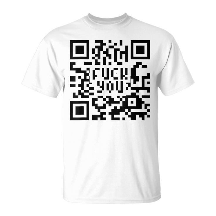 Qr Code F-Ck Qr Code For Women T-Shirt