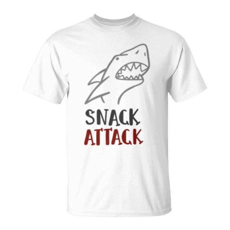 Shark Lovers Snack Attack Great 4 All T-Shirt