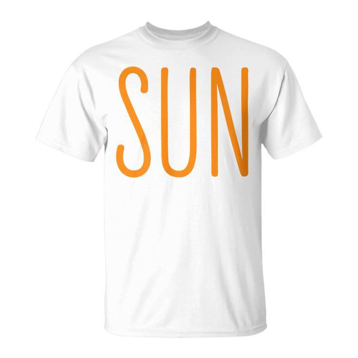 Us Solar Eclipse 2024 Sun Couples Costume Matching T-Shirt