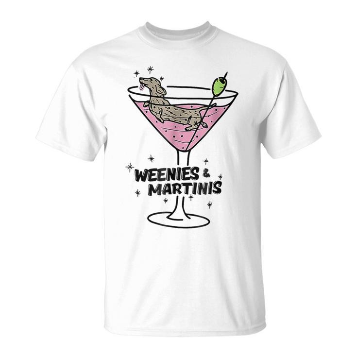 Weenies And Martinis Apparel T-Shirt