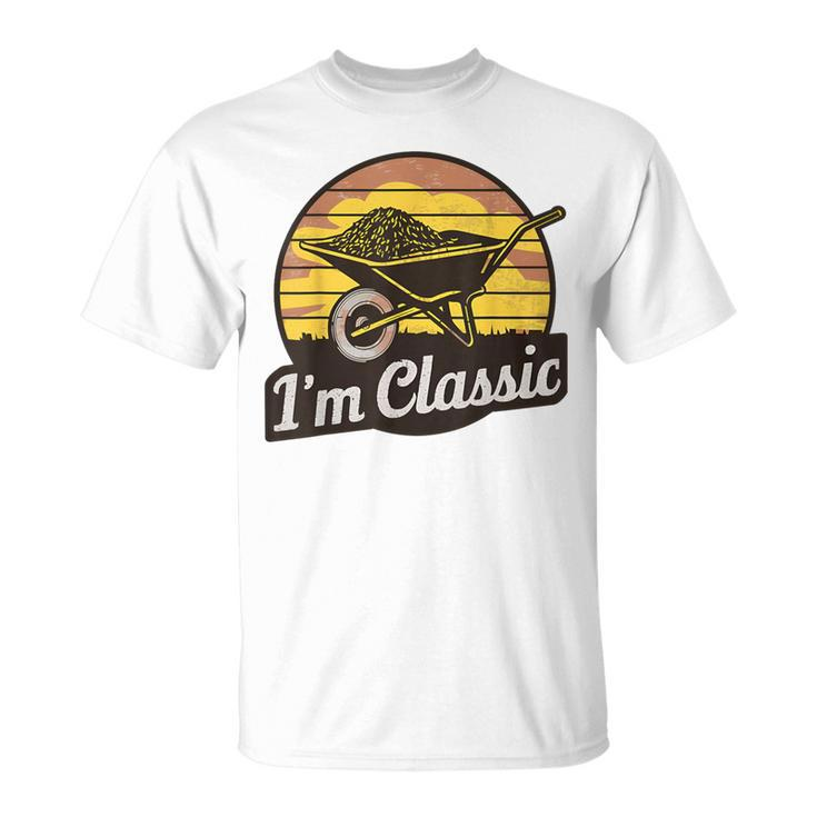 Wheelbarrow Retro-Theme Party Style Vintage Costume T-Shirt