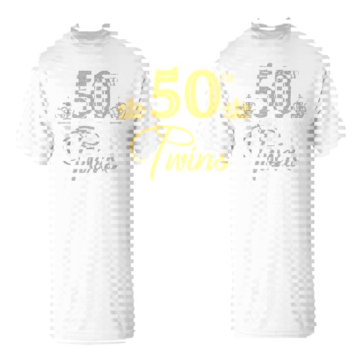 Gemelos De 50 Cumpleaños 50 Años Hermano Y Hermana Gemelos Sin Mangas Camiseta unisex