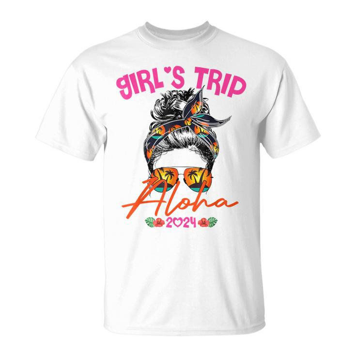 Girls Trip Aloha Hawaii 2024 Girls Weekend 2024 For Women T-Shirt