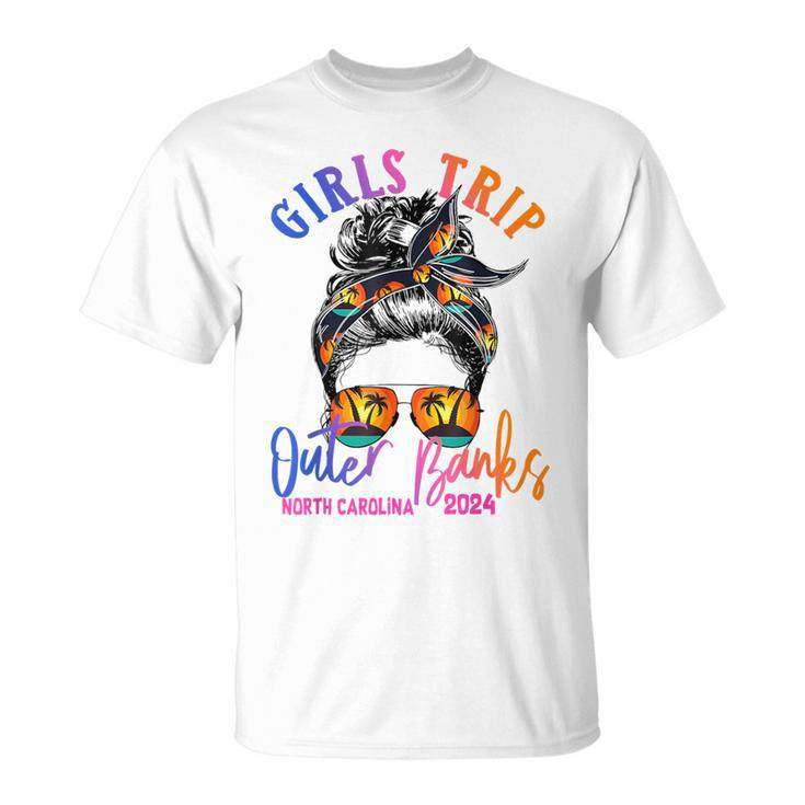 Girls Trip Outer Banks Carolina 2024 Girls Weekend Vacation T-Shirt