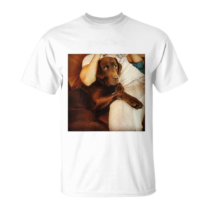 Good Boy Labrador Golden Retriever Dog Saying Lab T-Shirt