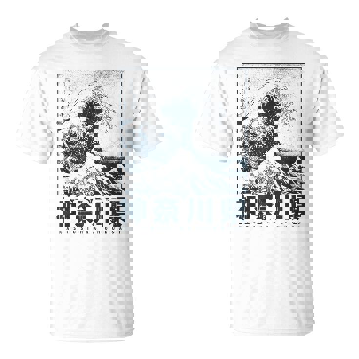 Gran Ola De Kanagawa Japón Arte Estética Japonesa Camiseta unisex