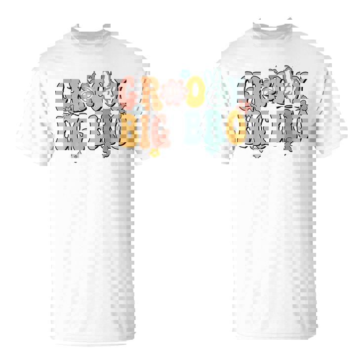 Groovy Big Bro Retro Brother Matching Family 1St Birthday T-Shirt