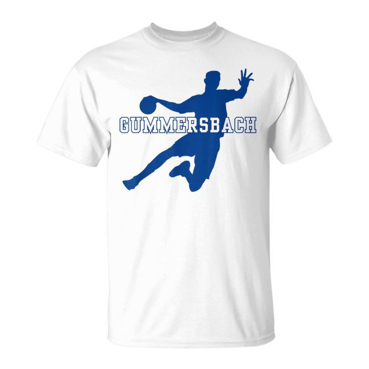 Gummersbach Handball Team Club Fan Nrw Blue Gray T-Shirt
