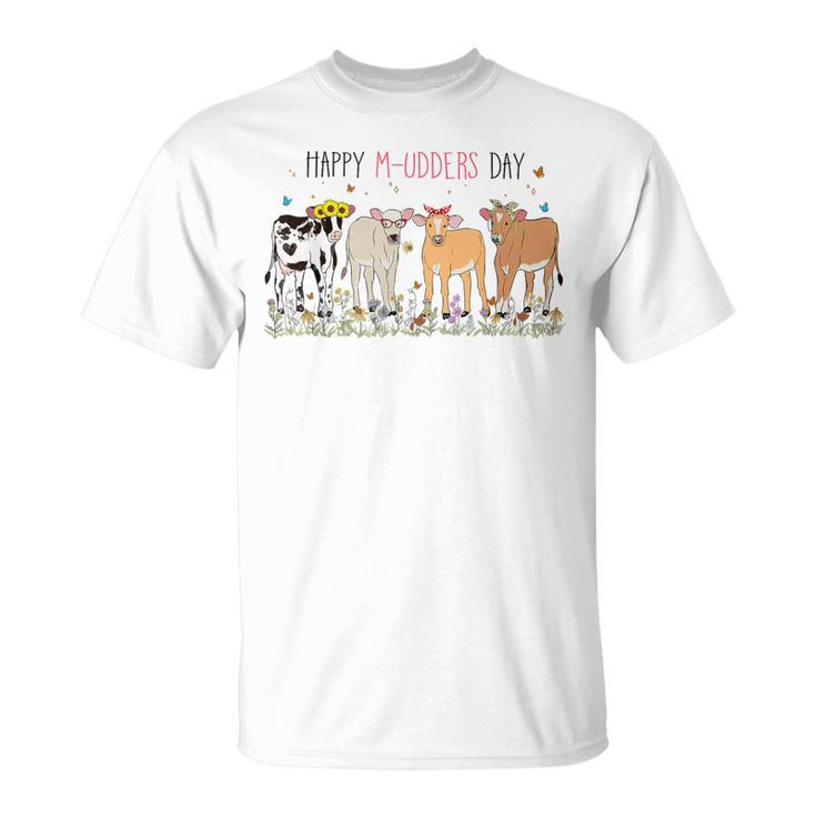 Happy Mu-Dders Day Cow Squad Highland Cow Cattle T-Shirt