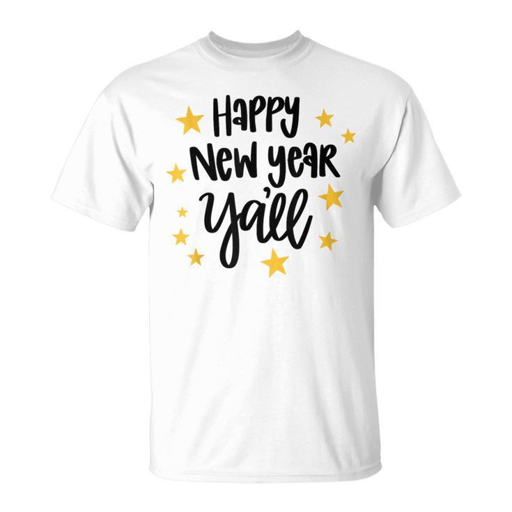 Happy New Year Yall Happy New Year Eve Family Matching T-Shirt