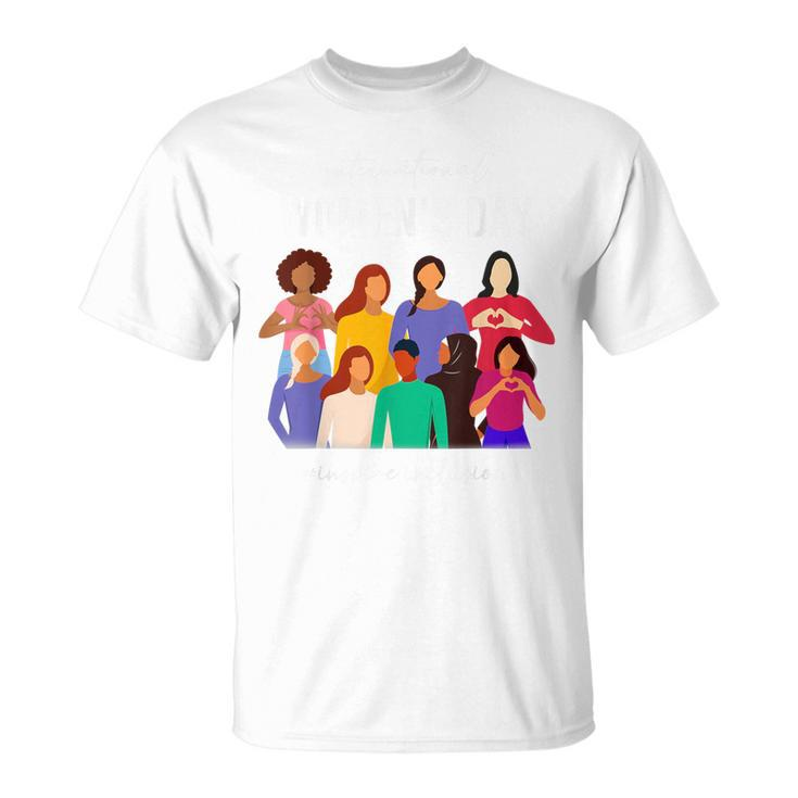 Happy Women's Day 8 March 2024 International Women's Day T-Shirt