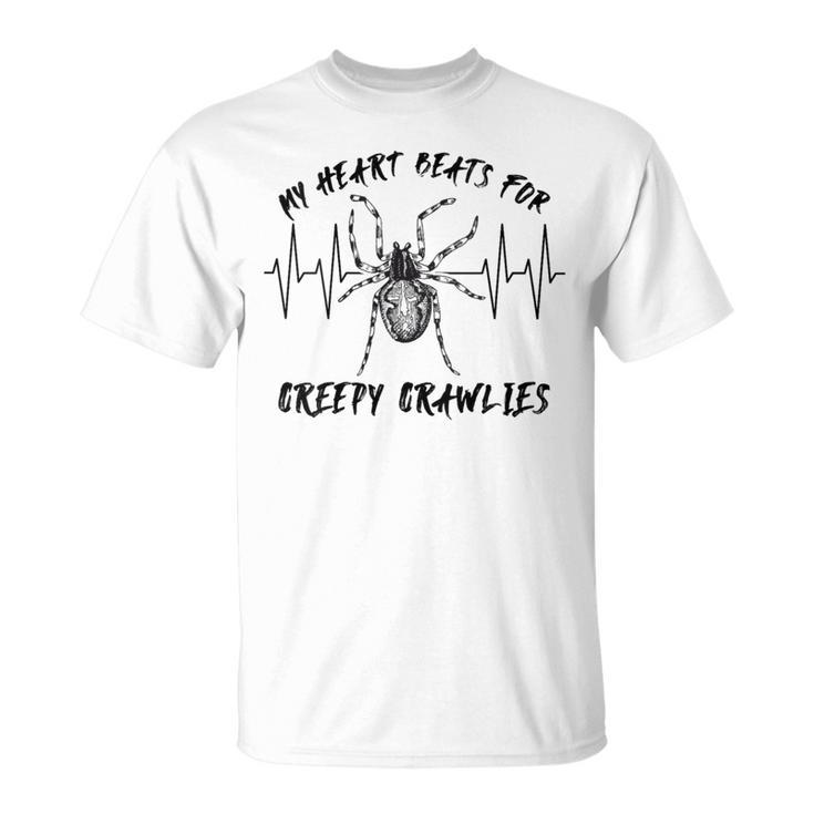 My Heart Beats For Big Creepy Crawlies Big Spider T-Shirt