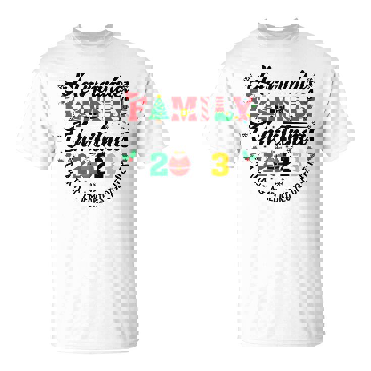 Hernandez Family Name Christmas Matching Surname Xmas T-Shirt