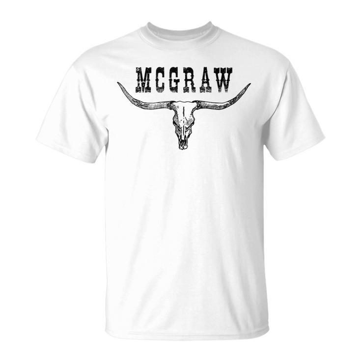 Howdy Mcgraw Western Mcgraw Cowboy Cowgirl Style T-Shirt