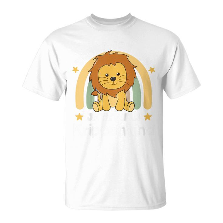 Hurra Ich Bin Jetzt Ein Krippenkind Löwen T-Shirt für Kinder