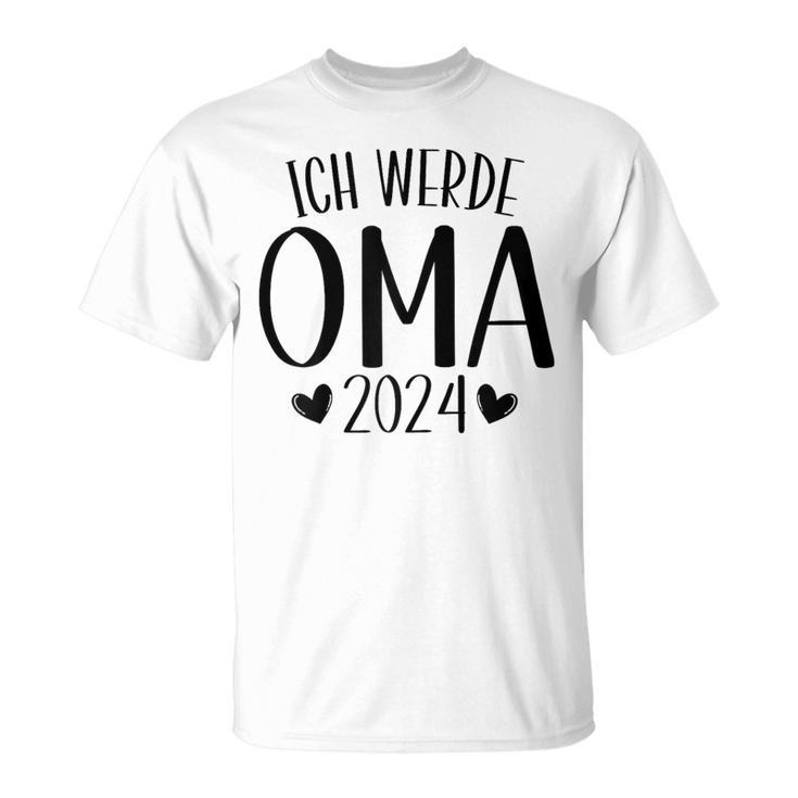 Ich Werde Oma 2024 German Language T-Shirt