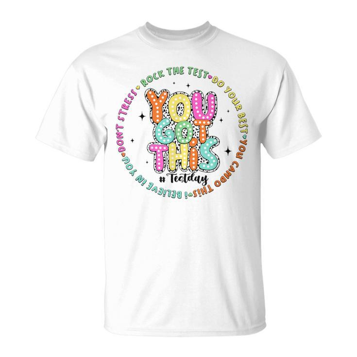 It’S Test Day You Got This Rock The Test Dalmatian Dots T-Shirt