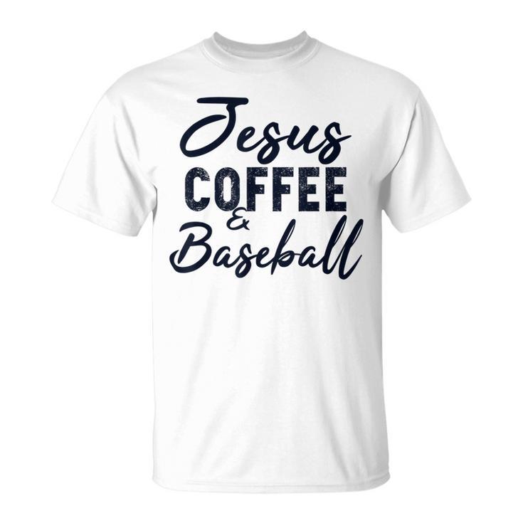 Jesus Coffee And Sport And Christian Lovers T-Shirt