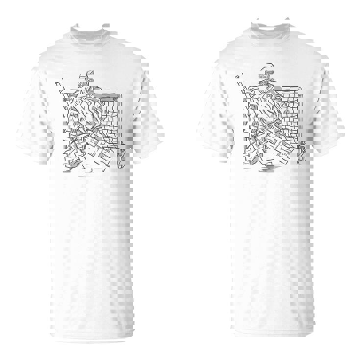 Jugador De Hockey Sobre Hielo Camiseta unisex