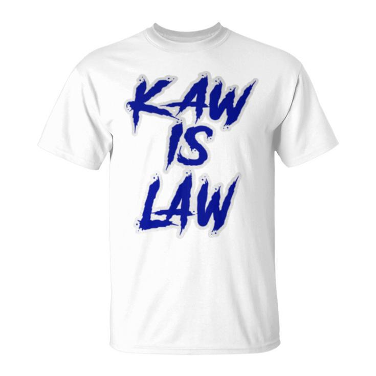Kakaw Is Law Battlehawks St Louis Football Tailgate T-Shirt
