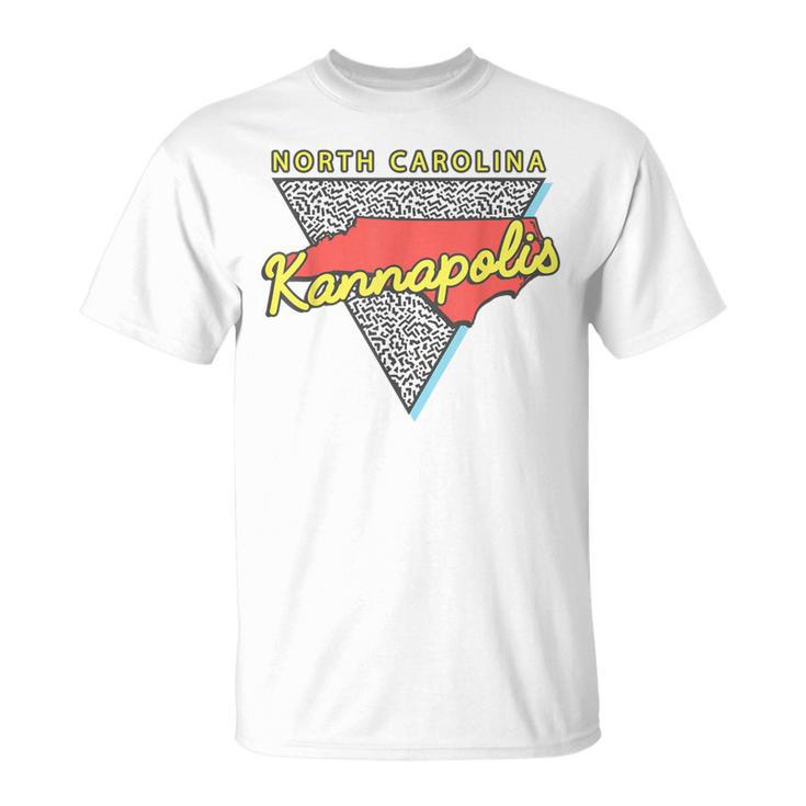 Kannapolis North Carolina Retro Triangle Nc City T-Shirt