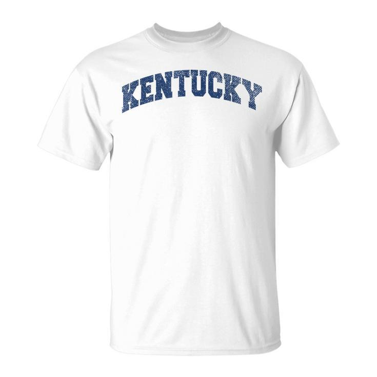 Kentucky Varsity Style Vintage Grey T-Shirt