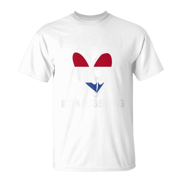 Kingsday Dutch Koningsdag Países Bajos Día De Los Reyes Ámsterdam Camiseta unisex