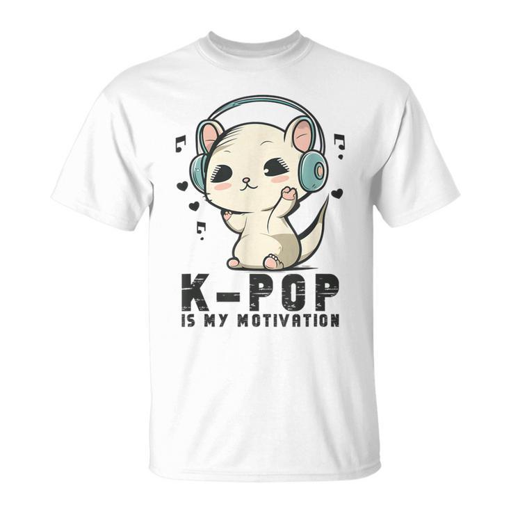 Kpop My Motivation Bias K Pop Ferret Merch K-Pop Merchandise T-Shirt