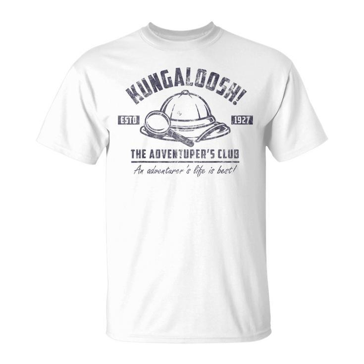 Kungaloosh Adventurer Club Adventure Life Vintage T-Shirt