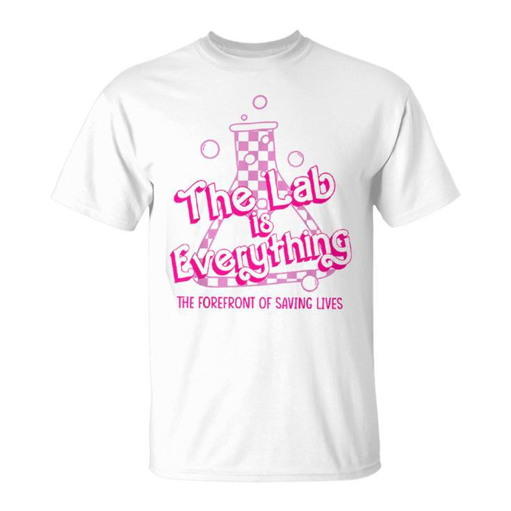 The Lab Is Everything Retro Lab Tech Lab Week 2024 T-Shirt