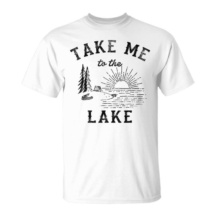 Take Me To The Lake Campground Graphic T-Shirt