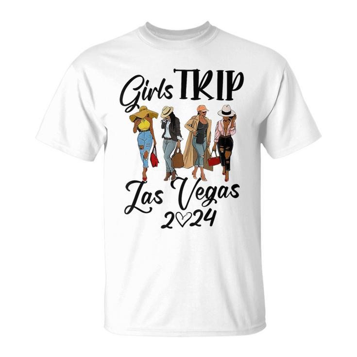 Las Vegas Girls Trip 2024 Birthday Squad Vacation T-Shirt