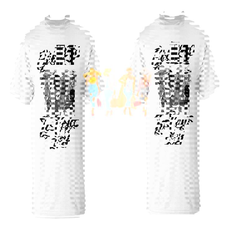Las Vegas Girls Trip 2024 Birthday Squad Vacation T-Shirt